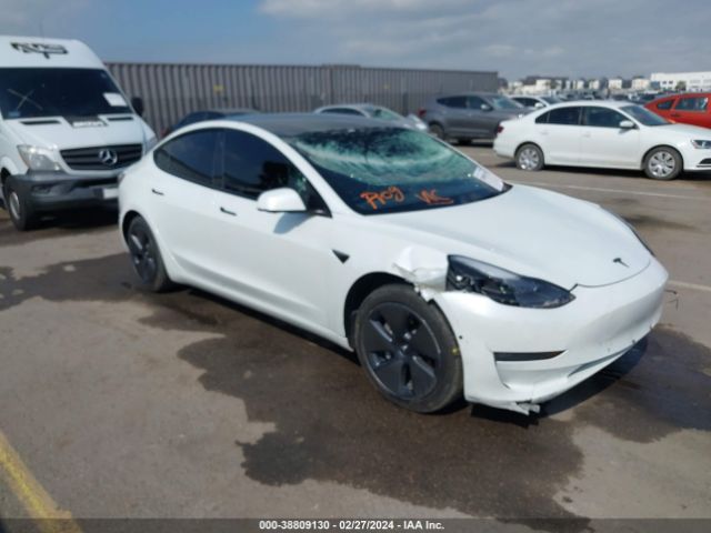 Auction sale of the 2022 Tesla Model 3 Long Range Dual Motor All-wheel Drive, vin: 5YJ3E1EB7NF333190, lot number: 38809130