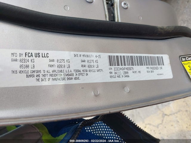 Dodge Charger Sxt 2015 2C3CDXHGXFH826679 Image 9
