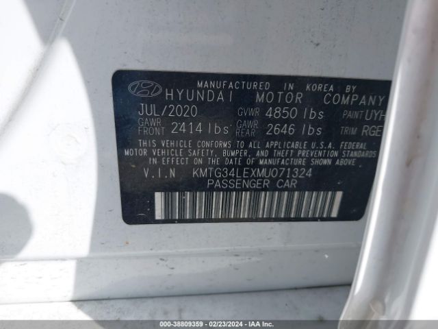 KMTG34LEXMU071324 Genesis G70 3.3t Rwd