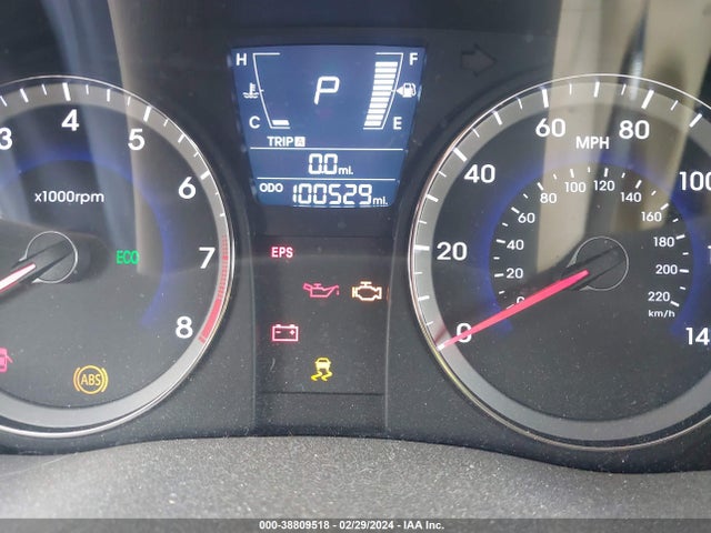 2013 HYUNDAI ACCENT GLS VIN: KMHCU4AE9DU381036