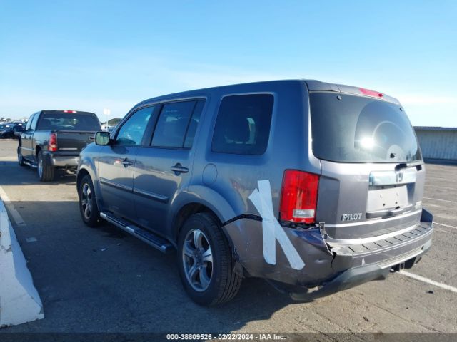 5FNYF4H38FB037900 Honda PILOT SE