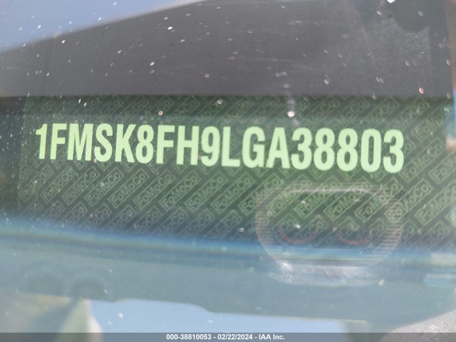 Ford Explorer Limited 2020 1FMSK8FH9LGA38803 Image 9