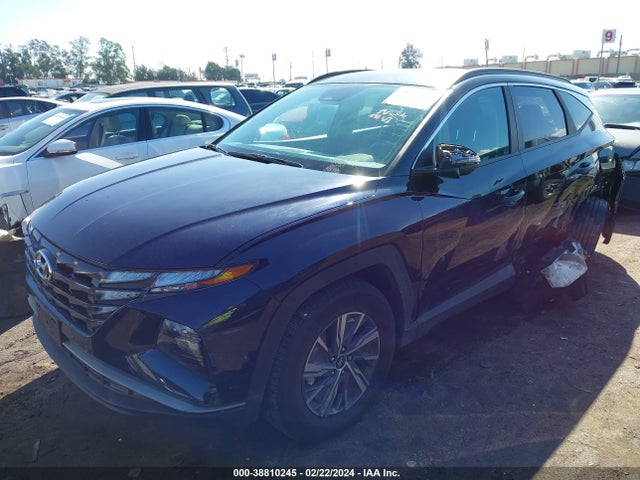 KM8JBCA15NU072539 Hyundai Tucson Hybrid Blue