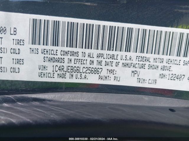 1C4RJEBG6LC256867 Jeep Grand Cherokee Limited 4x2