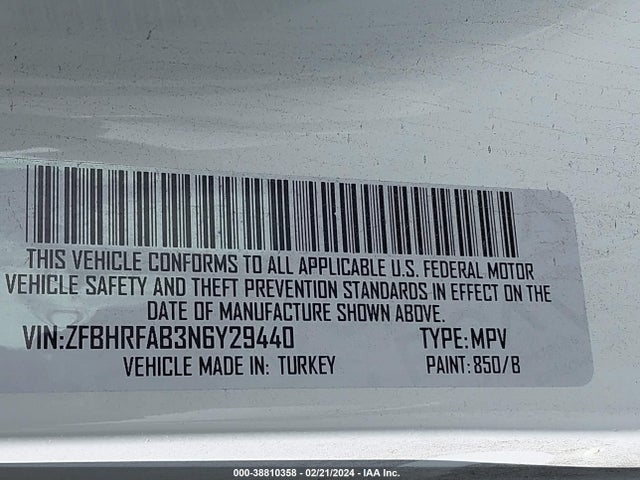 RAM Promaster City Cargo Van 2022 ZFBHRFAB3N6Y29440 Image 9
