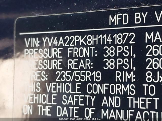 YV4A22PK8H1141872 Volvo Xc90 T6 Momentum