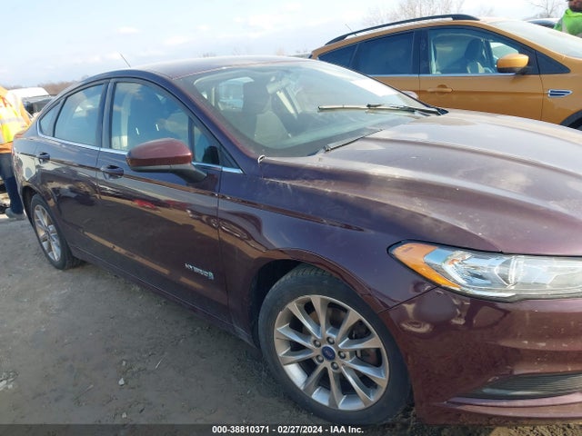 2017 FORD FUSION HYBRID SE VIN: 3FA6P0LU8HR271975