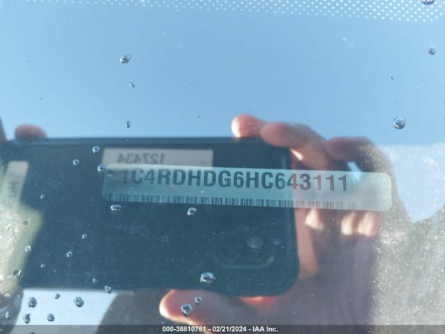 1C4RDHDG6HC643111 Dodge Durango Gt Rwd
