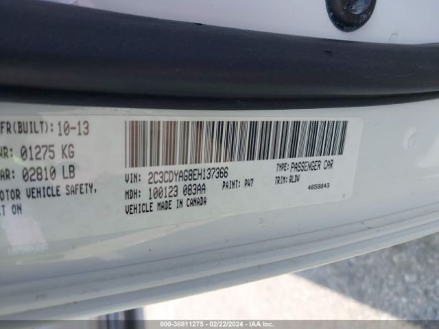 2C3CDYAG8EH137366 Dodge Challenger Sxt Plus