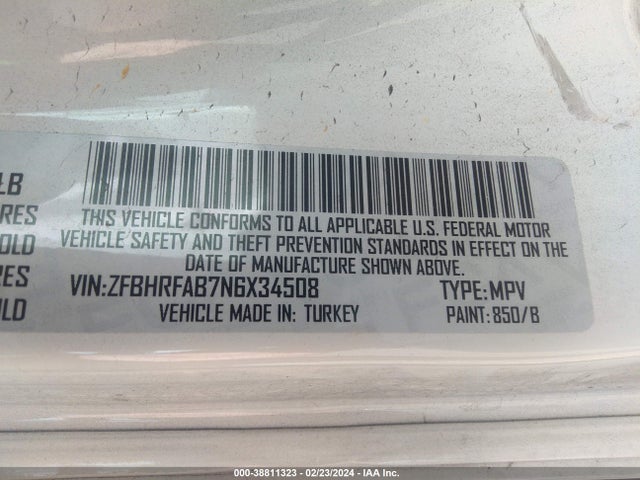 RAM Promaster City Cargo Van 2022 ZFBHRFAB7N6X34508 Image 9