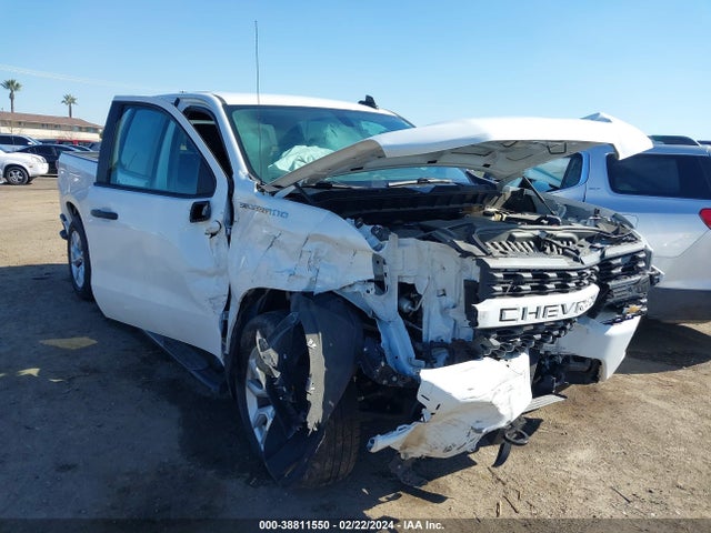 Chevrolet Silverado 1500 2wd  Short Bed Custom 2021 1GCPWBEF0MZ123417 zdjęcie główne