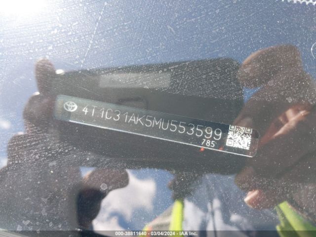 4T1C31AK5MU553599 Toyota Camry Le Hybrid