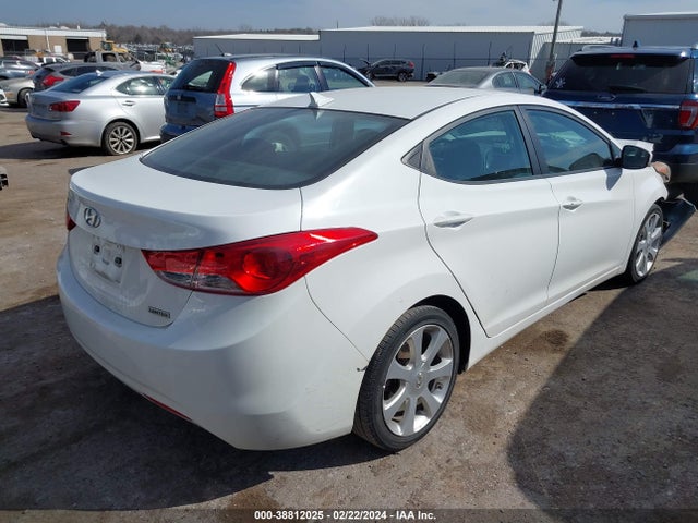 2013 Hyundai Elantra Limited მანქანა იყიდება აუქციონზე, vin: 5NPDH4AE9DH390553, აუქციონის ნომერი: 38812025