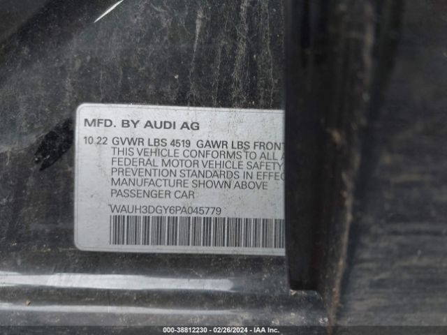 2023 AUDI S3 WAUH3DGY6PA045779 Photo 8