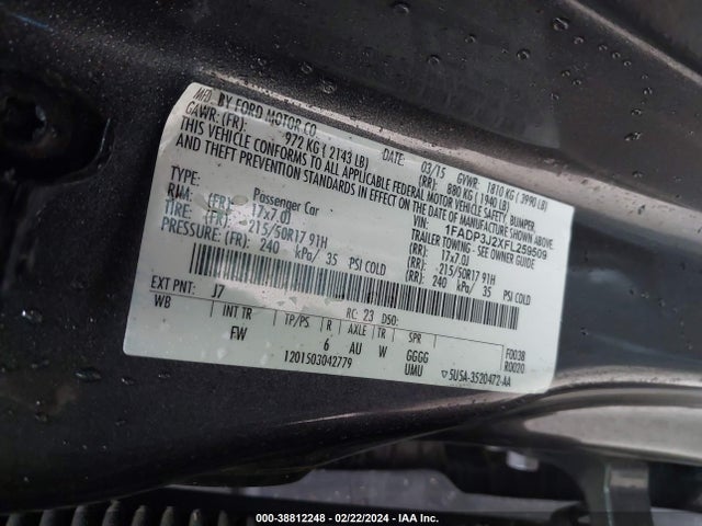 Ford Focus Titanium 2015 1FADP3J2XFL259509 Image 9