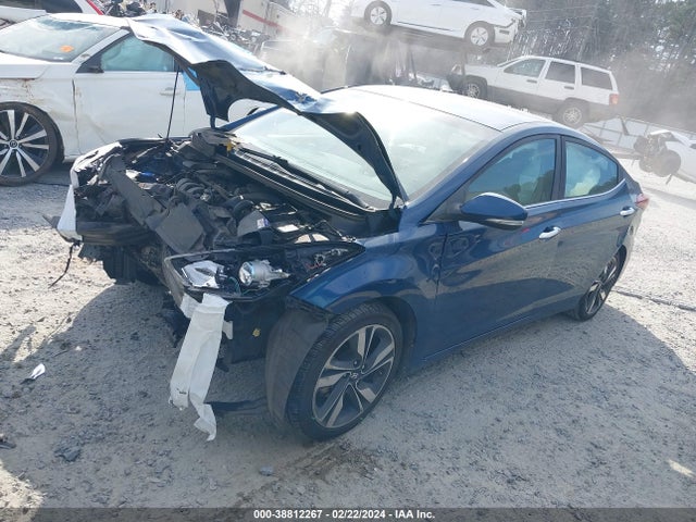 Hyundai Elantra Limited 2014 KMHDH4AE8EU131071 Image 2