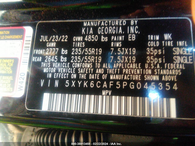KIA Sportage X-line 2023 5XYK6CAF5PG045354 Image 9
