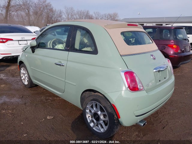 2013 FIAT 500C 3C3CFFDR8DT747561 Photo 2