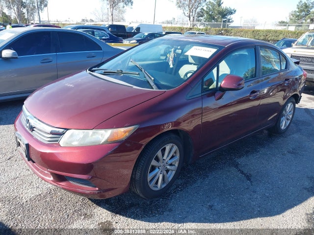 2012 HONDA CIVIC EX VIN: 19XFB2F83CE372280