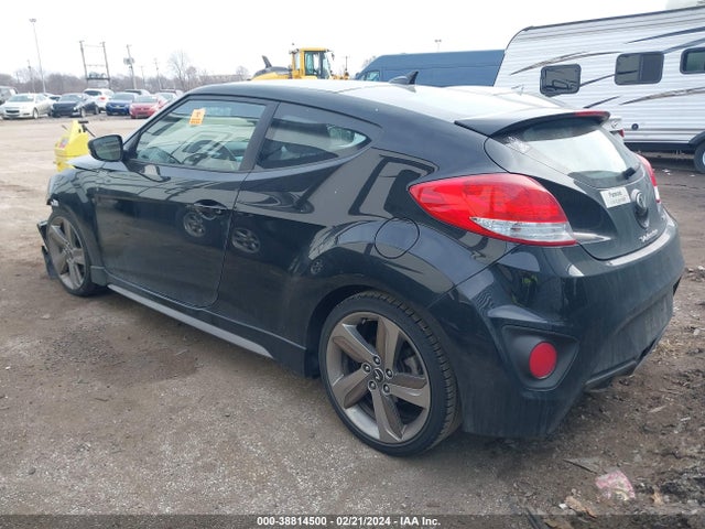Hyundai Veloster Turbo W/black 2014 KMHTC6AE8EU196346 Image 3