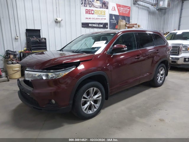Toyota Highlander Xle V6 2014 5TDJKRFHXES061019 Image 2