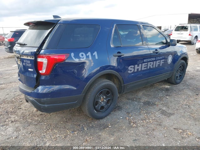 Ford Police Interceptor Utility 2018 1FM5K8AR1JGA20595 Image 4