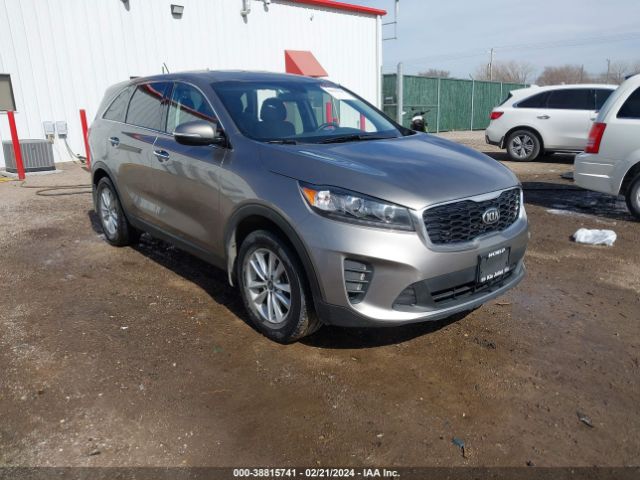 Auction sale of the 2019 Kia Sorento 2.4l Lx, vin: 5XYPG4A33KG508969, lot number: 38815741