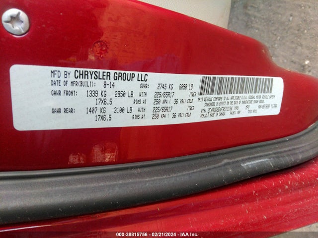 Dodge Grand Caravan Se 2015 2C4RDGBG4FR513104 Image 9