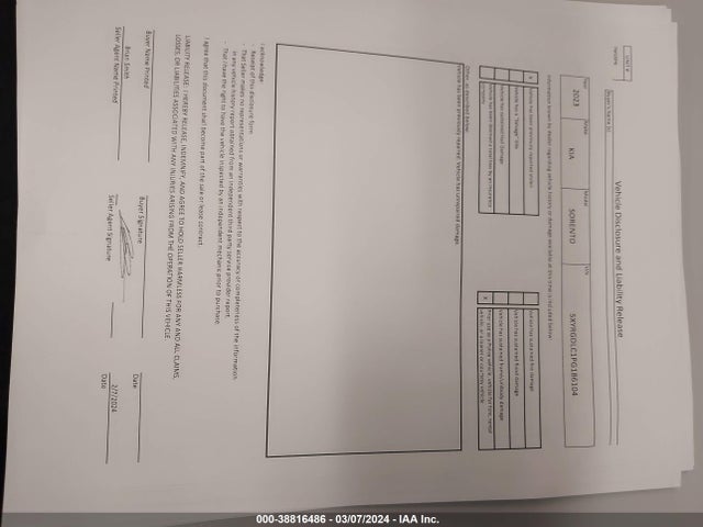 KIA SORENTO LX 2023 5XYRGDLC1PG186104 Image 6