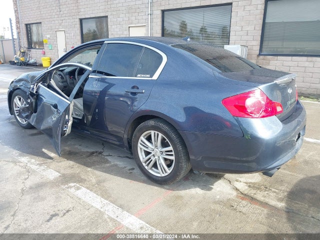 2012 INFINITI G25 JOURNEY VIN: JN1DV6AP6CM700896
