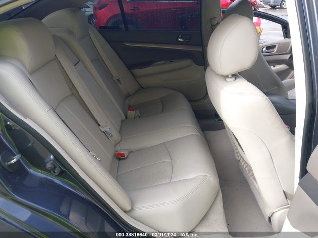 2012 INFINITI G25 JOURNEY VIN: JN1DV6AP6CM700896