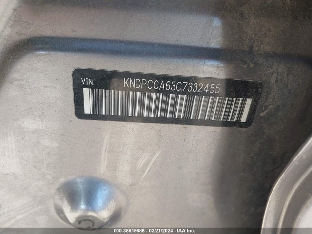 2012 KIA SPORTAGE SX VIN: KNDPCCA63C7332455