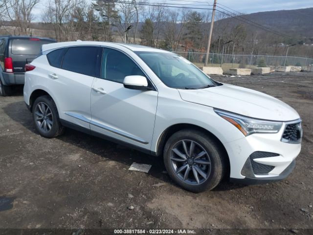 Auction sale of the 2021 Acura Rdx Technology Package, vin: 5J8TC2H59ML038204, lot number: 38817584