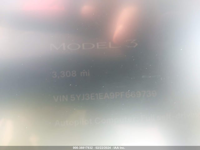 Tesla Model 3 Rear-wheel Drive 2023 5YJ3E1EA9PF669739 Image 7