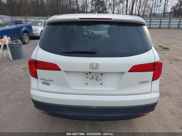 5FNYF6H89GB027076 Honda Pilot Ex-l