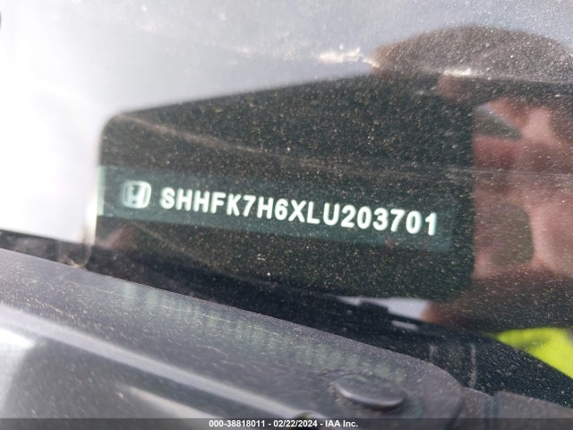 Honda CIVIC EX 2020 SHHFK7H6XLU203701 Image 9