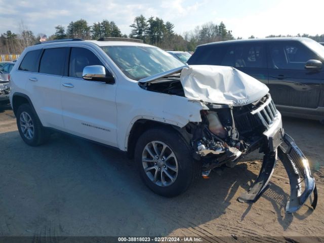 Продажа на аукционе авто 2015 Jeep Grand Cherokee Limited, vin: 1C4RJFBG0FC650603, номер лота: 38818023