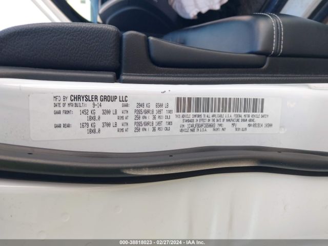 1C4RJFBG0FC650603 Jeep Grand Cherokee Limited