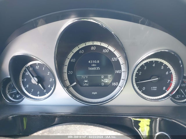 2011 MERCEDES-BENZ E 550 VIN: WDDHF7CB0BA295062