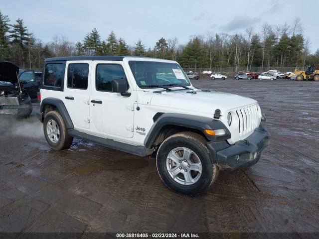 38818405 :رقم المزاد ، 1C4HJXDN4MW592343 vin ، 2021 Jeep Wrangler Unlimited Sport S 4x4 مزاد بيع