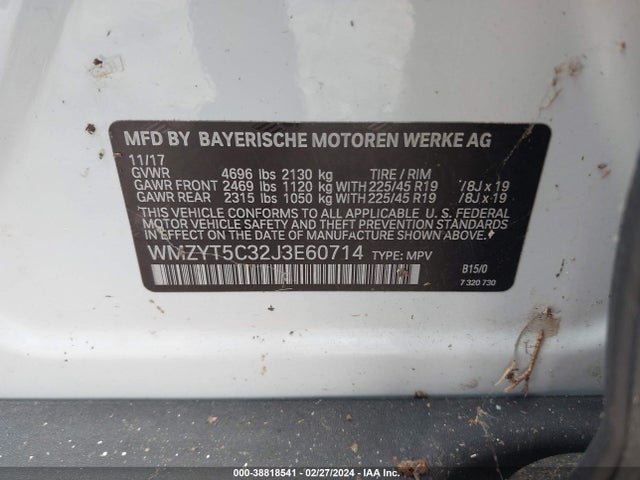 2018 MINI COUNTRYMAN WMZYT5C32J3E60714 Photo 8