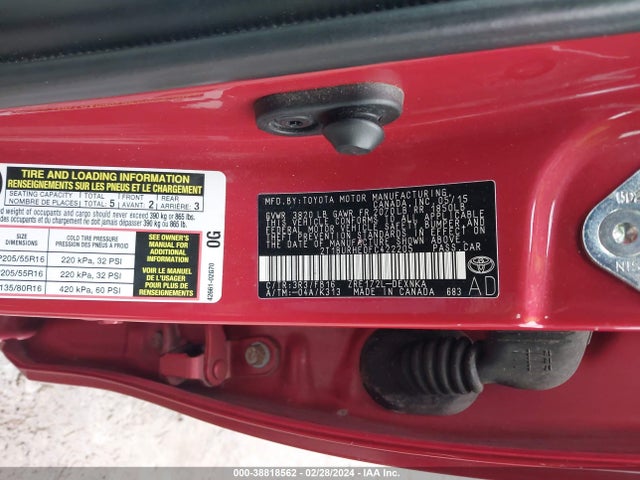 Toyota COROLLA LE 2015 2T1BURHE0FC422205 Image 9