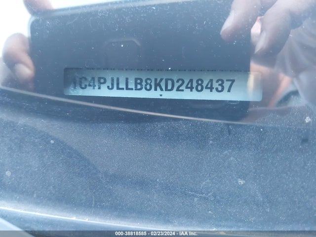 1C4PJLLB8KD248437 Jeep Cherokee Latitude Plus Fwd