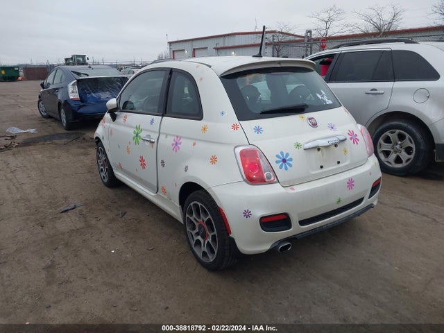 2013 FIAT 500 3C3CFFBR6DT750087 Photo 2