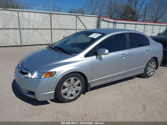 2010 HONDA CIVIC LX VIN: 19XFA1F52AE080619