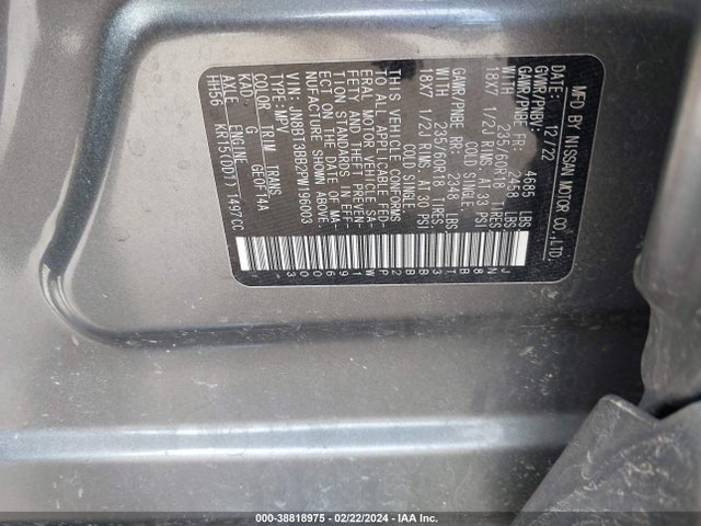 Nissan Rogue Sv Intelligent Awd 2023 JN8BT3BB2PW196003 Image 9