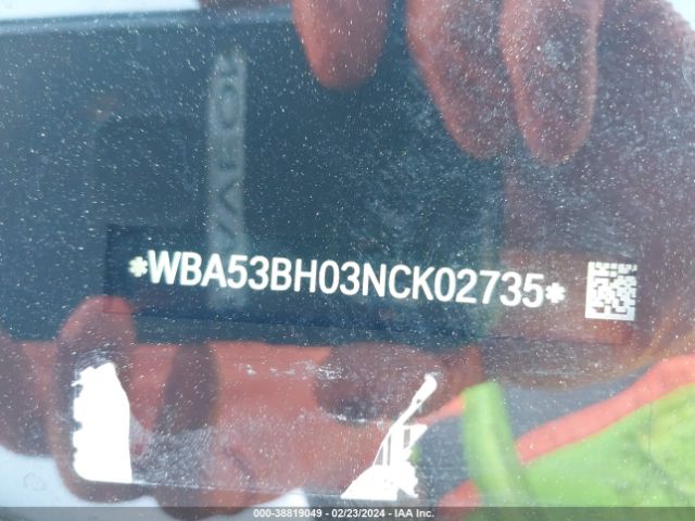 WBA53BH03NCK02735 BMW 530 I