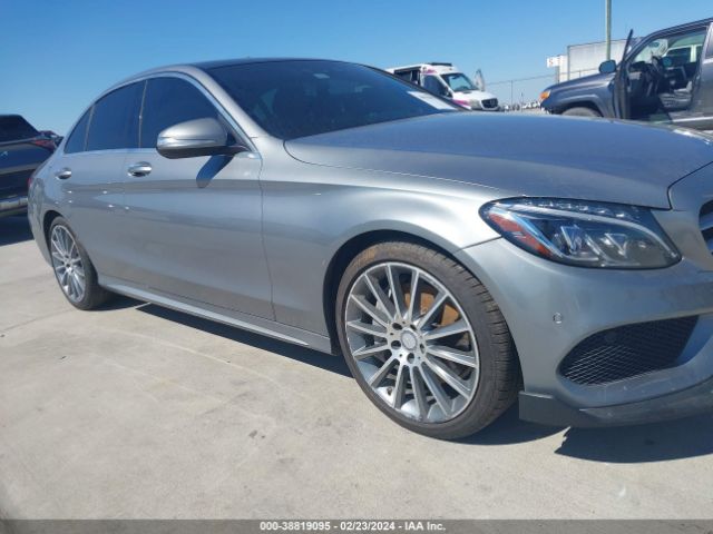 38819095 :رقم المزاد ، 55SWF6GB4FU039606 vin ، 2015 Mercedes-benz C 400 4matic مزاد بيع