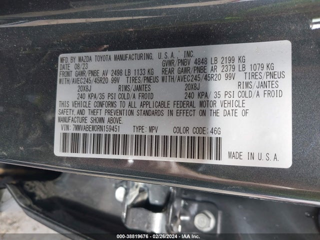 Mazda Cx-50 2.5 S Premium Plus 2024 7MMVABEM0RN159451 Image 9