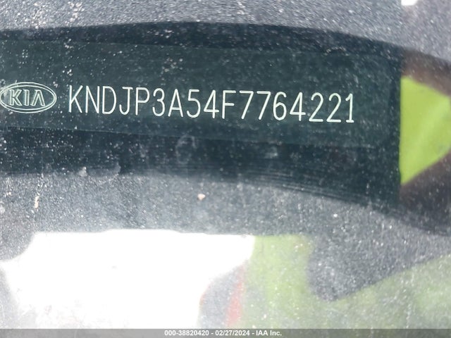 KIA SOUL + 2015 KNDJP3A54F7764221 Image 9